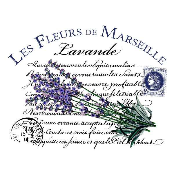 Les Fleurs De Marseille White Cloud Decor Transfer