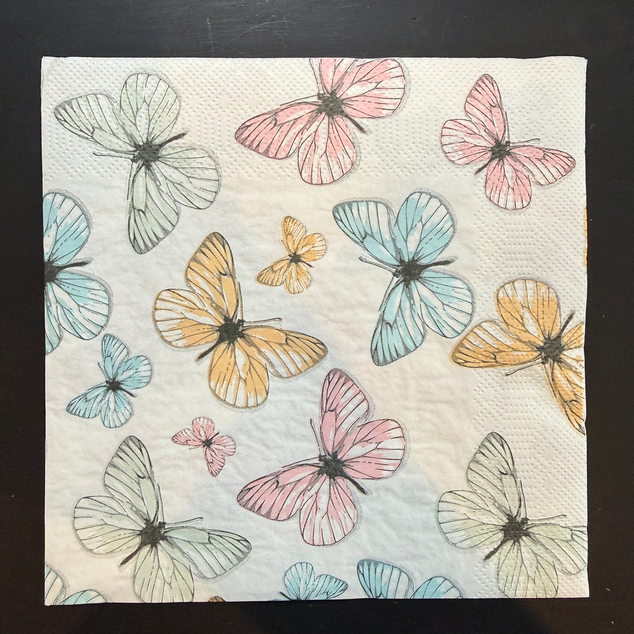 Napkin - Light Butterflies