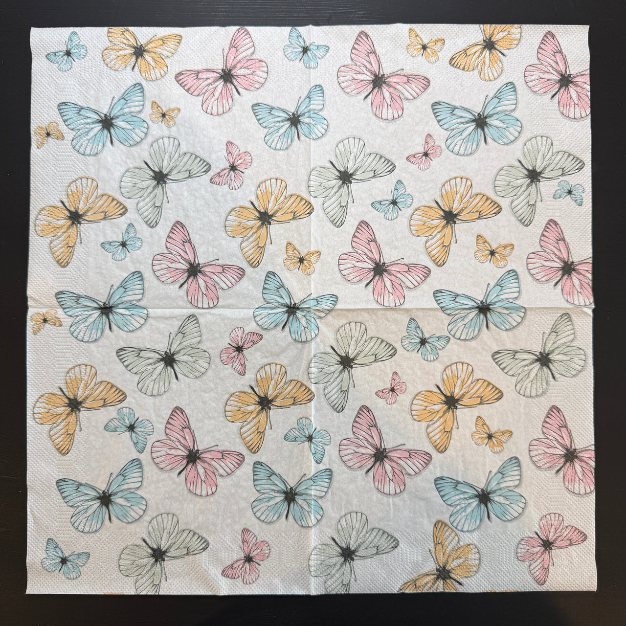 Napkin - Light Butterflies