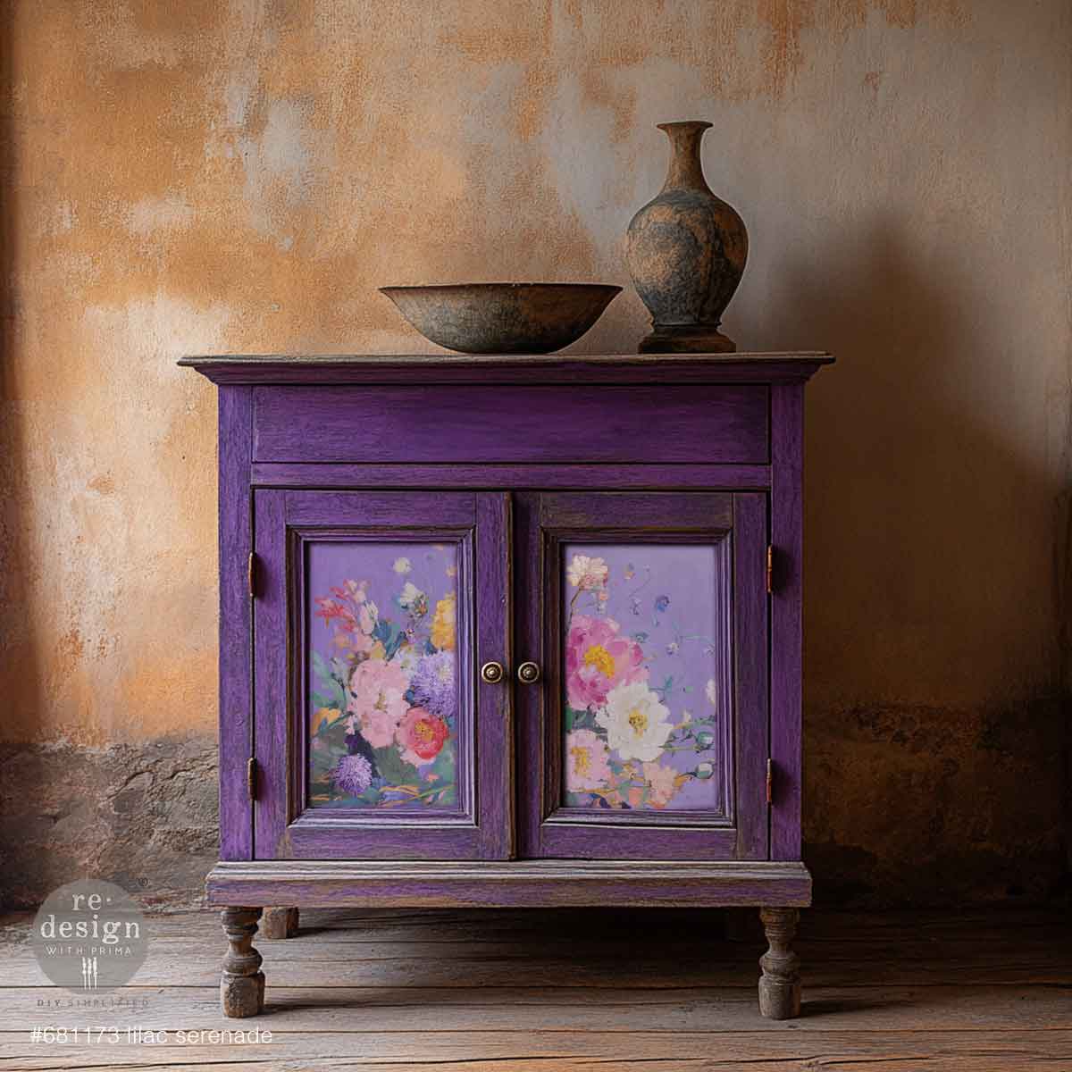 Decoupage Fiber A3 - Lilac Serenade
