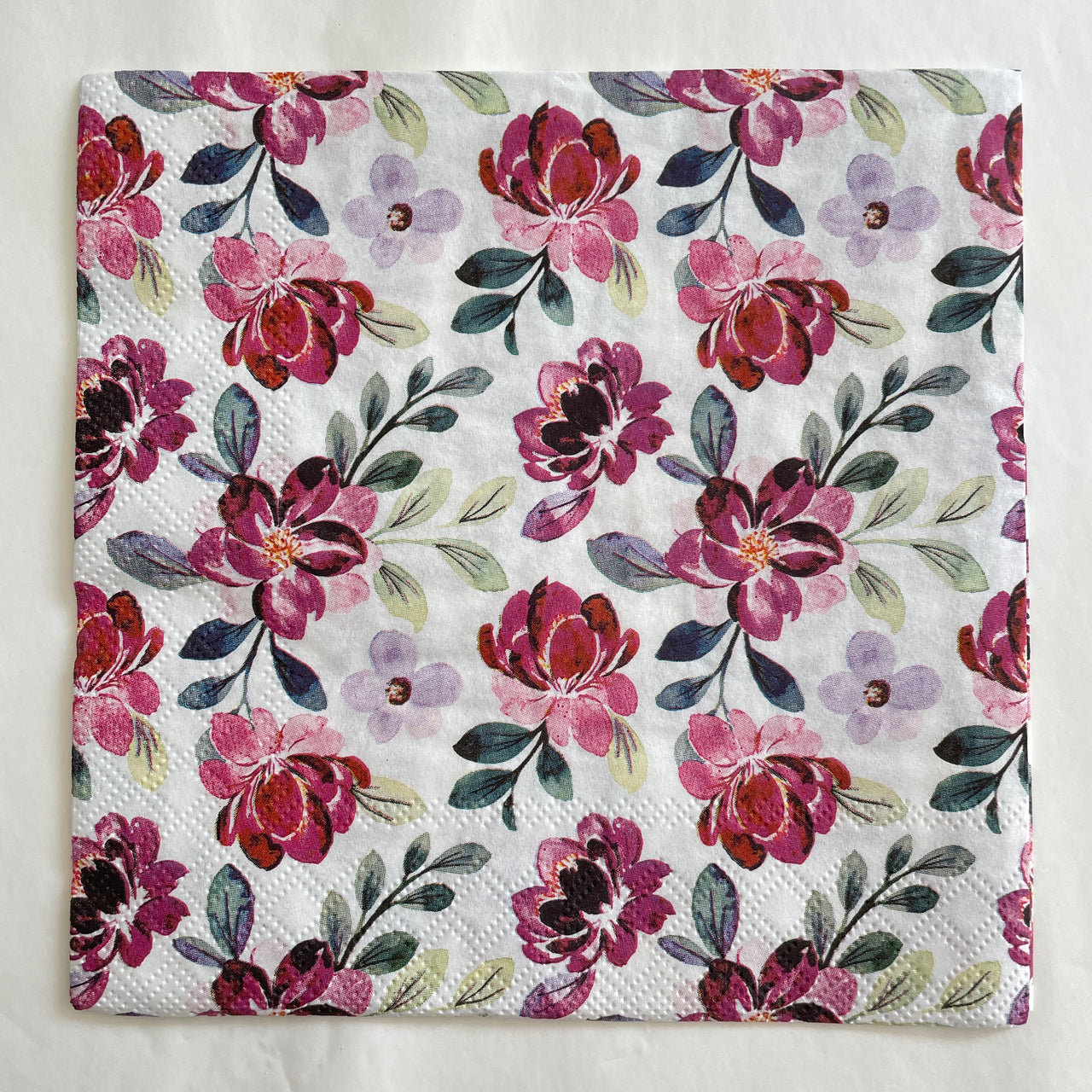 Napkin - Lilac Floral Pattern