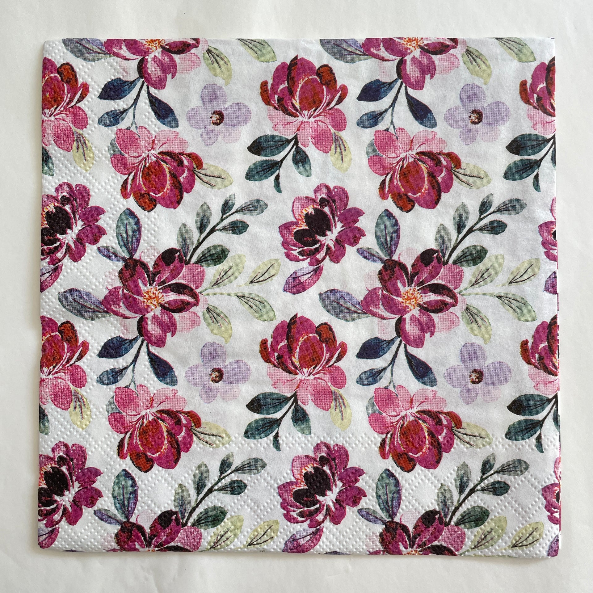 Napkin - Lilac Floral Pattern