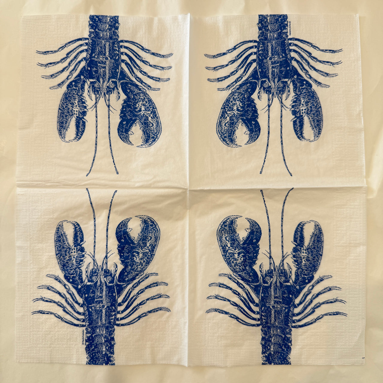 Napkin - Lobster Marine
