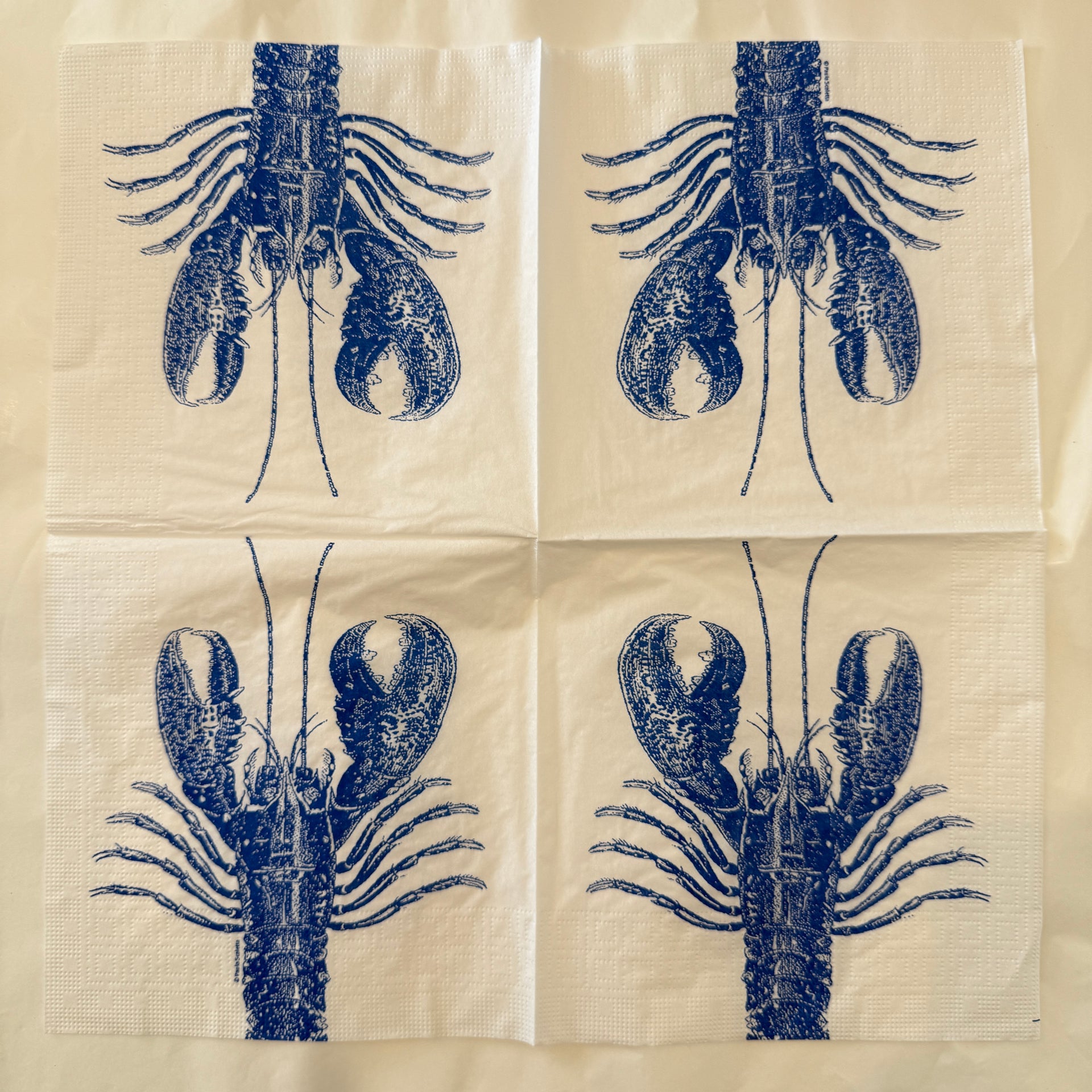 Napkin - Lobster Marine