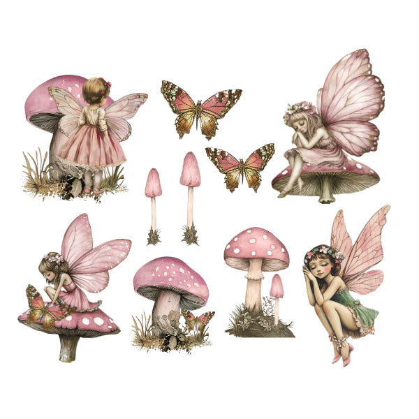 Magical Fairies White Cloud Decor Transfer