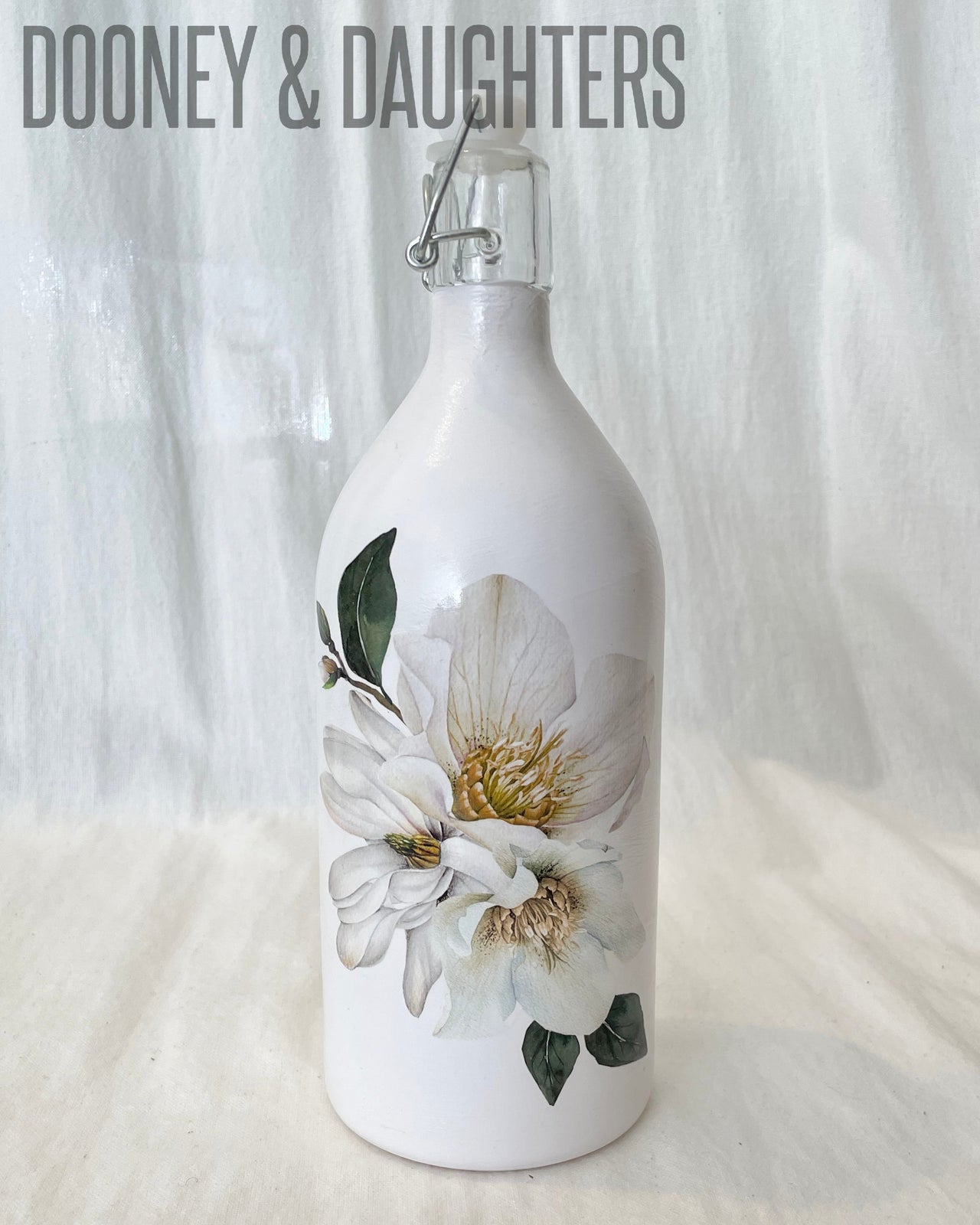 Magnolia Glass Bottle