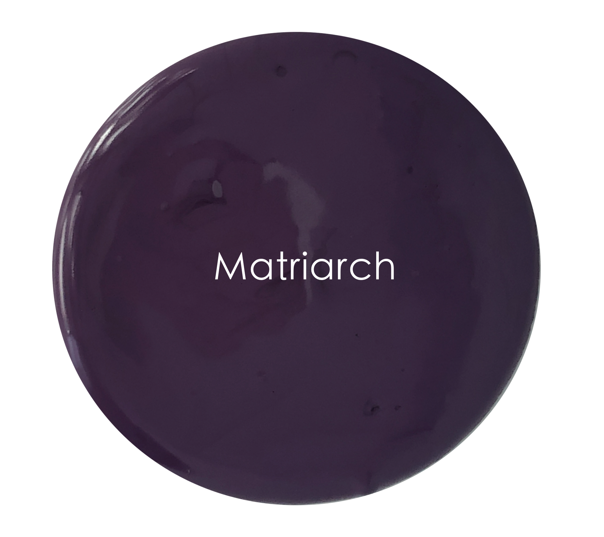 Matriarch chalk paint swatch – deep aubergine purple