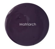 Rich aubergine matte wall paint – Matriarch colour detail