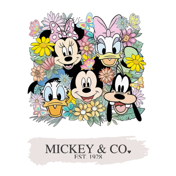 Mickey & Co 2 White Cloud Decor Transfer