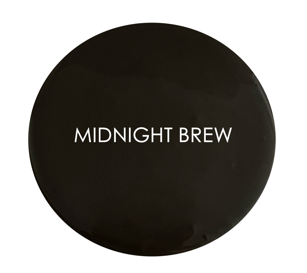 Midnight Brew wall paint swatch – deep artisan brown to charcoal hue