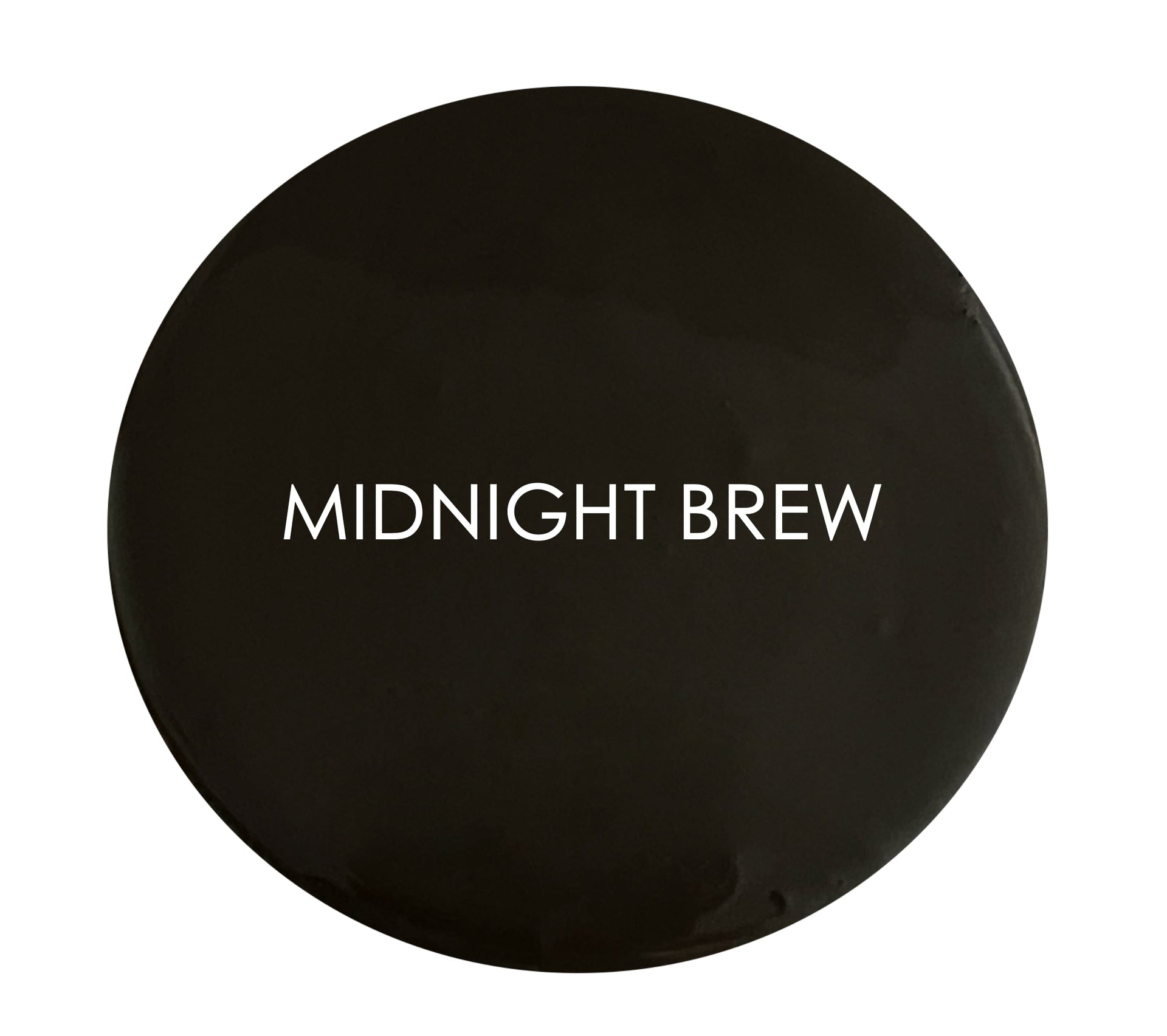 Midnight Brew wall paint swatch – deep artisan brown to charcoal hue