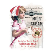 Milk and Cream 1 White Cloud Decor Transfer