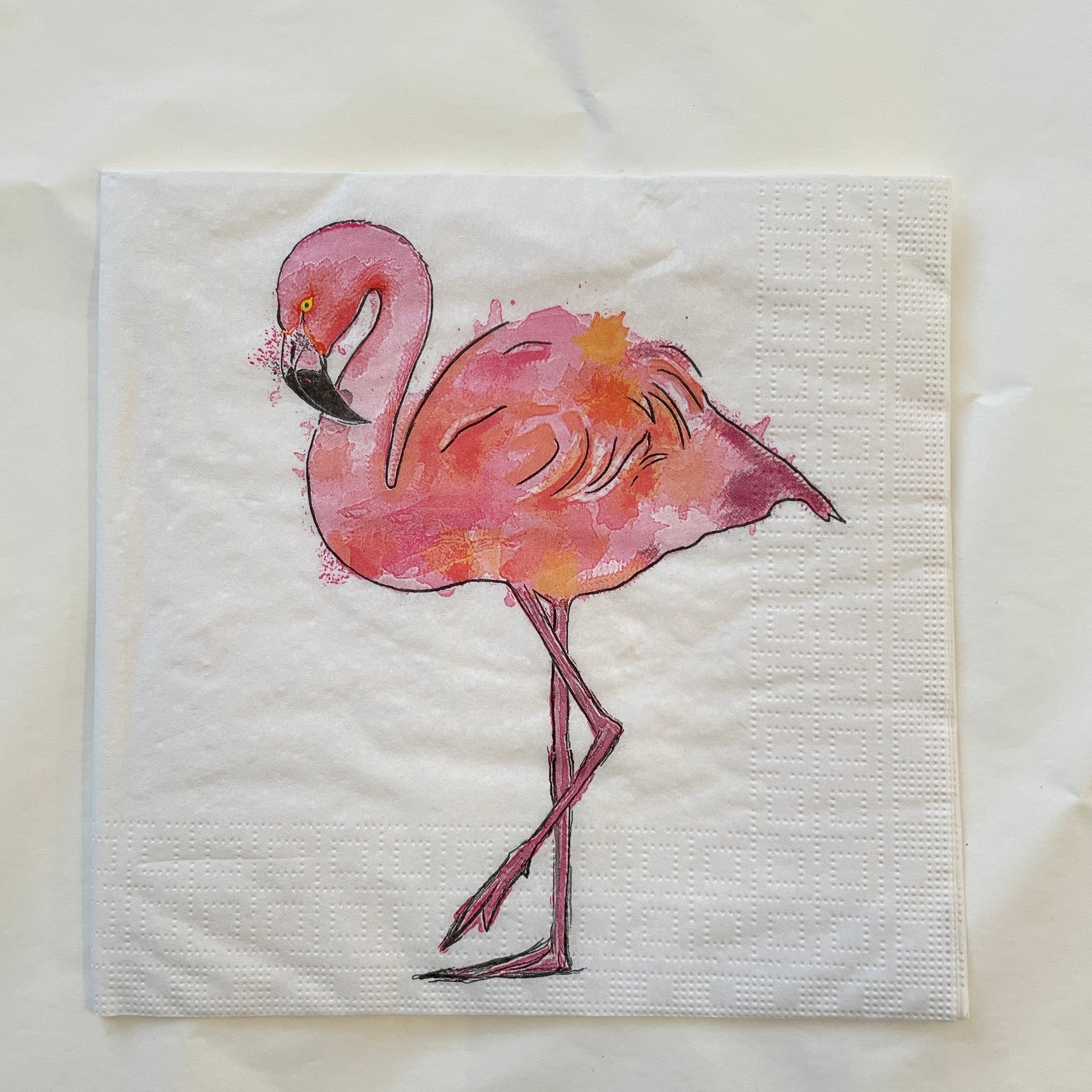 Napkin - Miss Sophie Flamingo