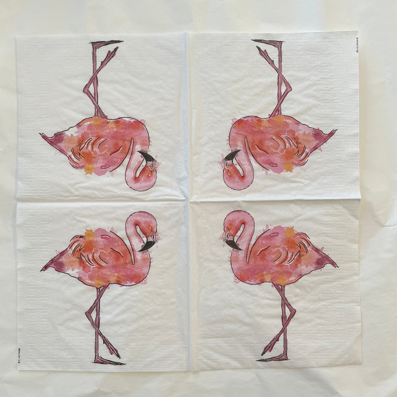 Napkin - Miss Sophie Flamingo