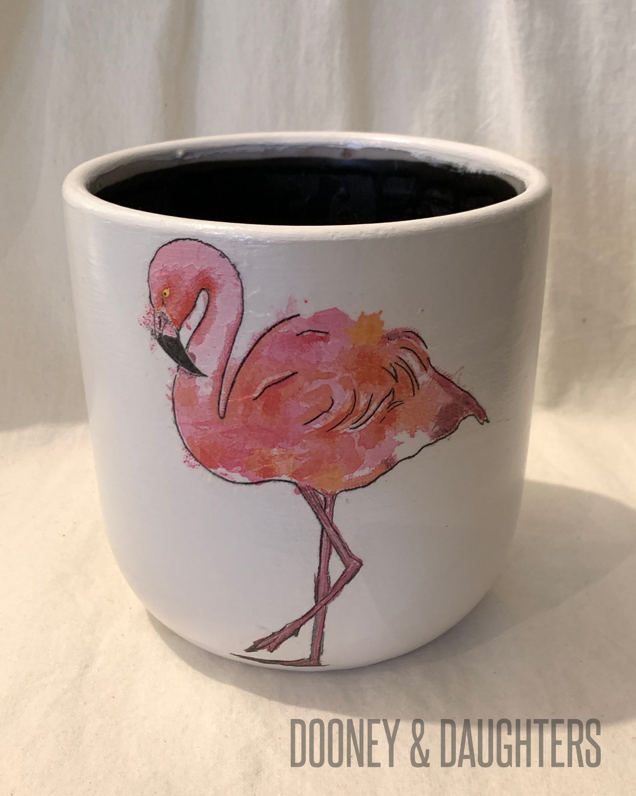 Large Pot - Miss Sophie Flamingo