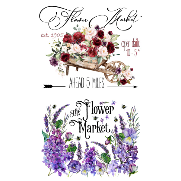 Mixed 10 White Cloud Decor Transfer