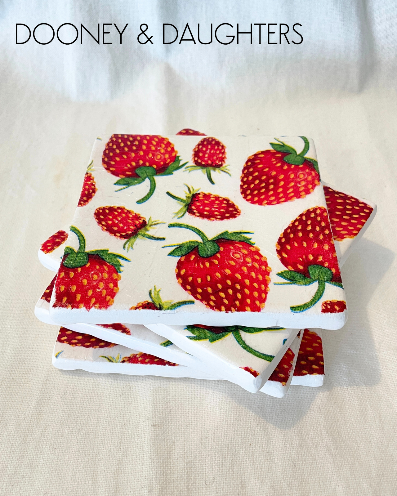 Coasters - Modern Strawberries