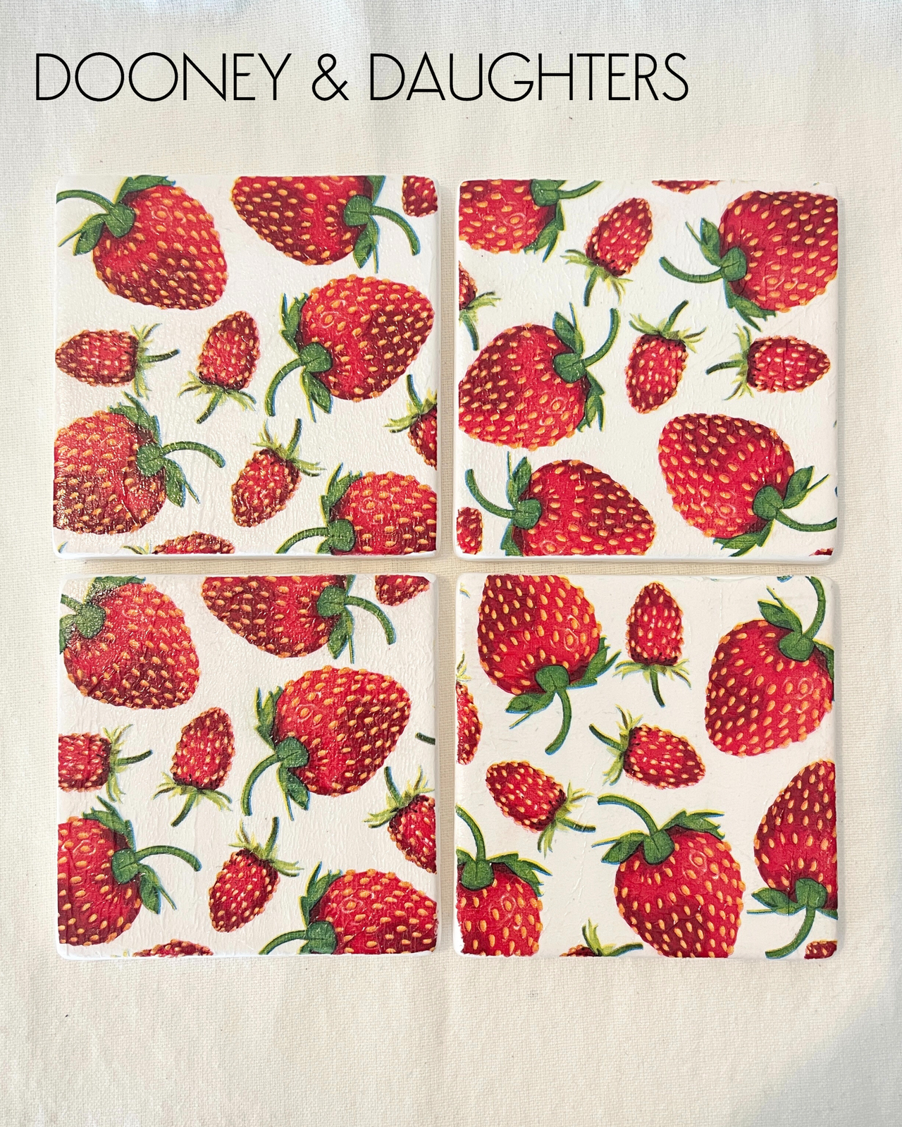 Coasters - Modern Strawberries