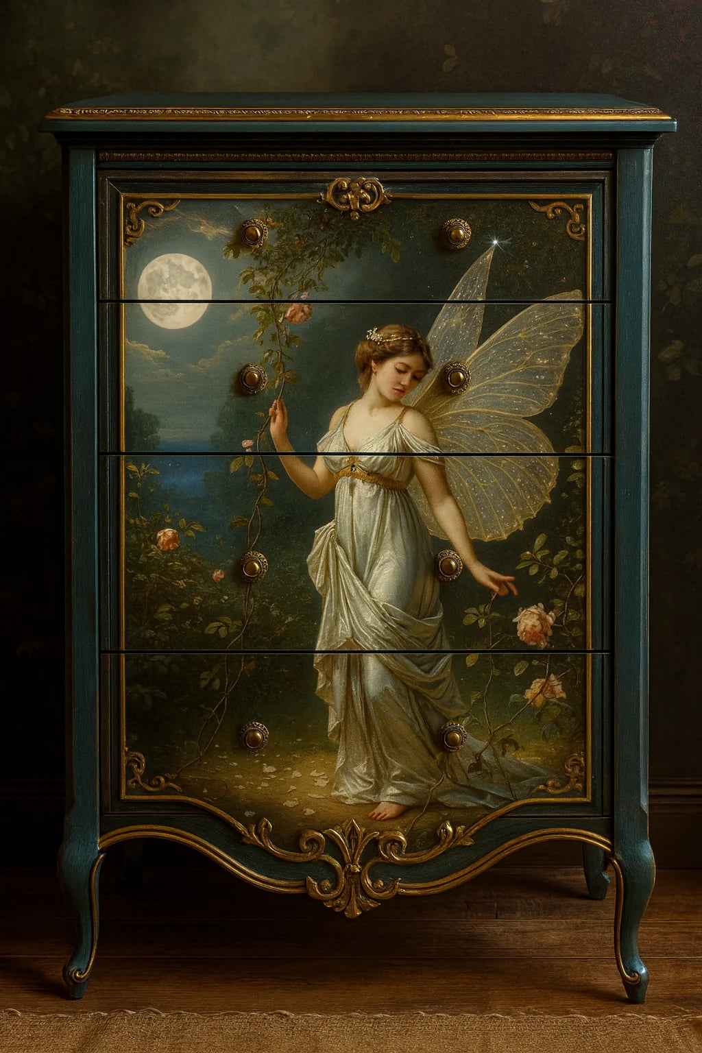 Moon Goddess Decoupage Paper