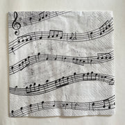 Napkin - Music Notes