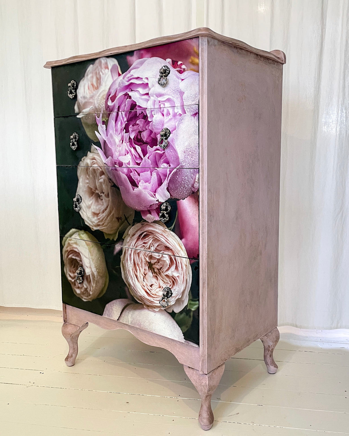Drawer Ideas Rosa My Beautiful Roses Drawers | Fleurs Furniture Upcycle