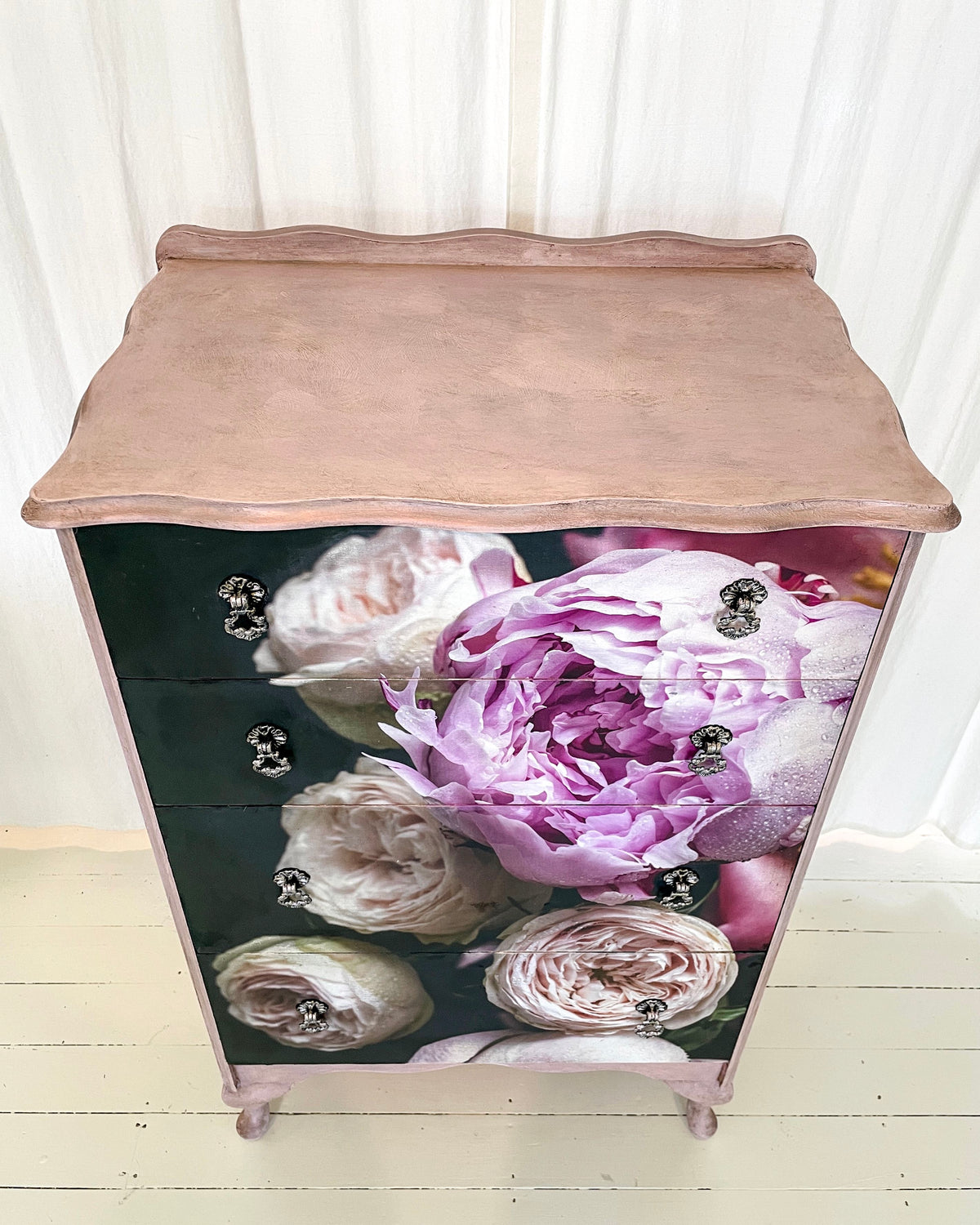 Drawer Ideas Rosa My Beautiful Roses Drawers | Fleurs Furniture Upcycle