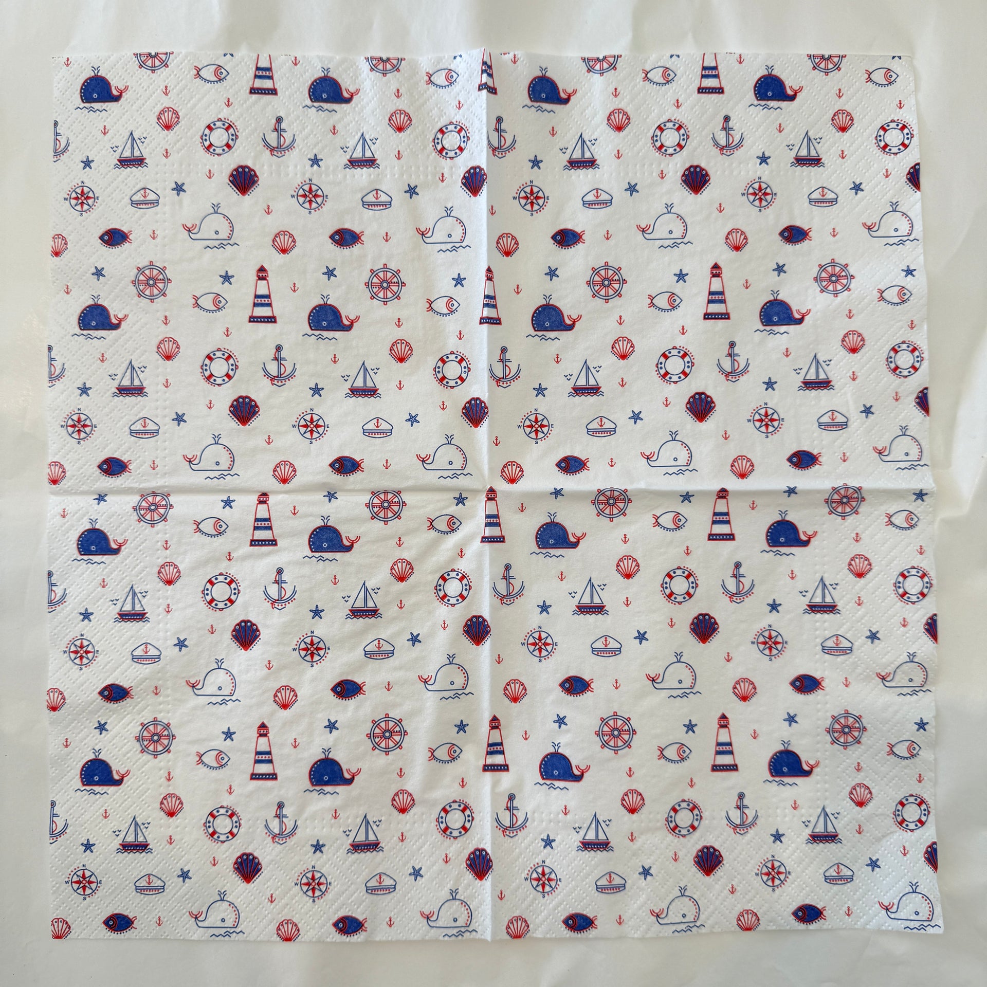 Napkin - Nautical Pattern
