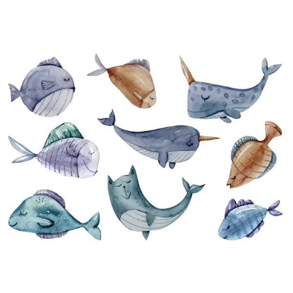 Nautical Nursery White Cloud Decor Transfer