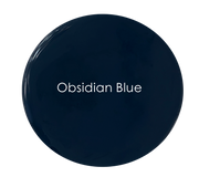Dark blue-black matte wall paint – Obsidian Blue detail