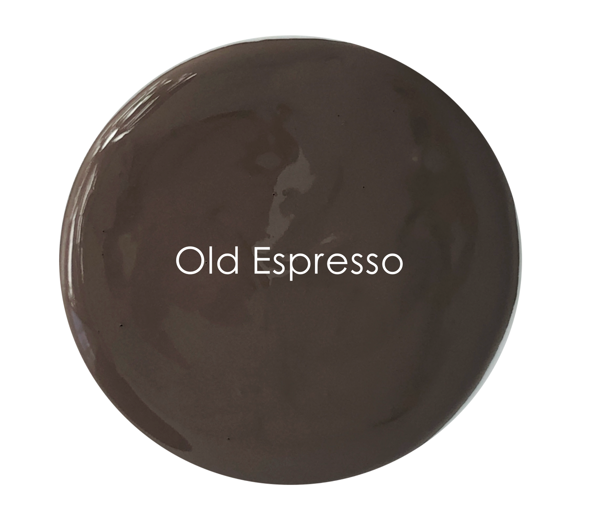 Matte warm brown wall paint – Old Espresso detail