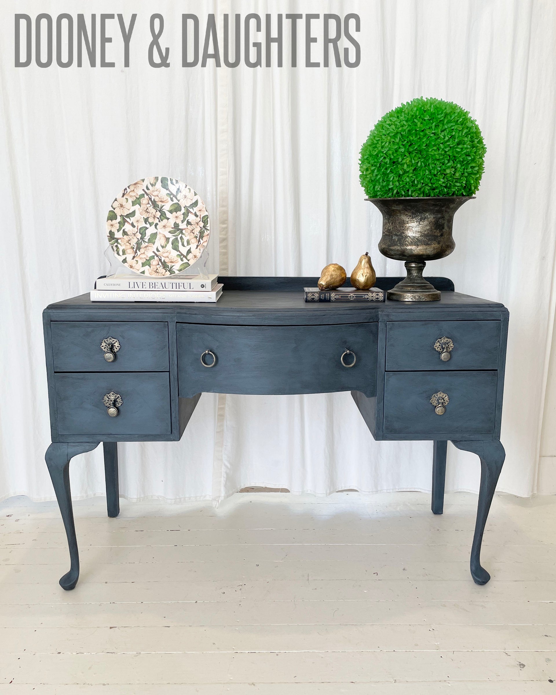 Hand Painted Dresser | Blue Dresser