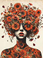 Orange Blossom Decoupage Paper 