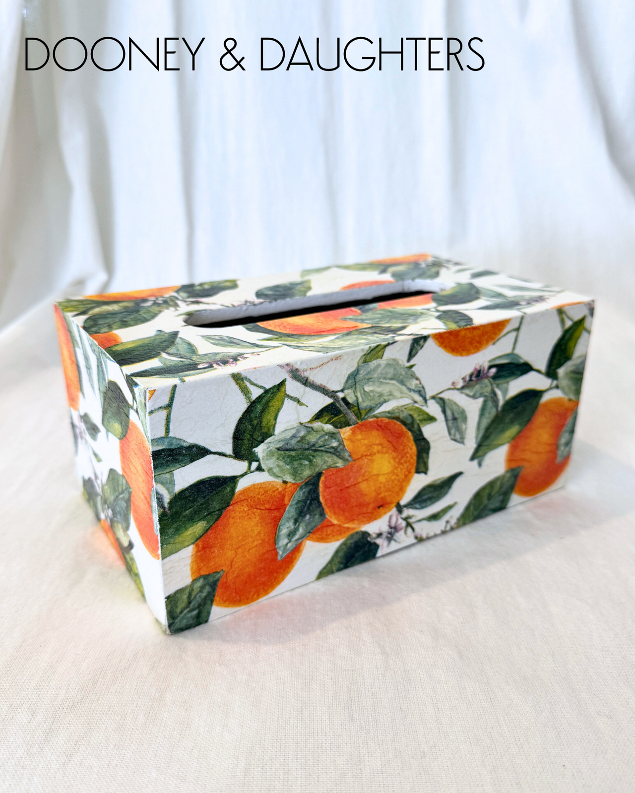 Oranges Rectangle Tissue Box