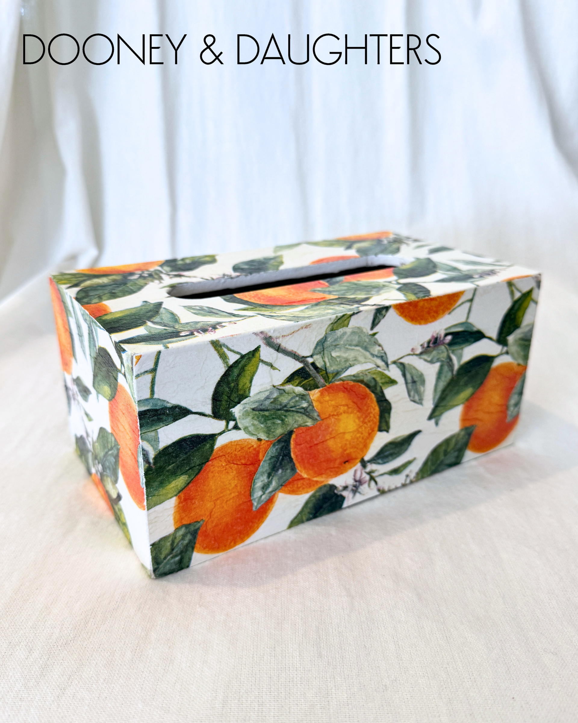 Oranges Rectangle Tissue Box