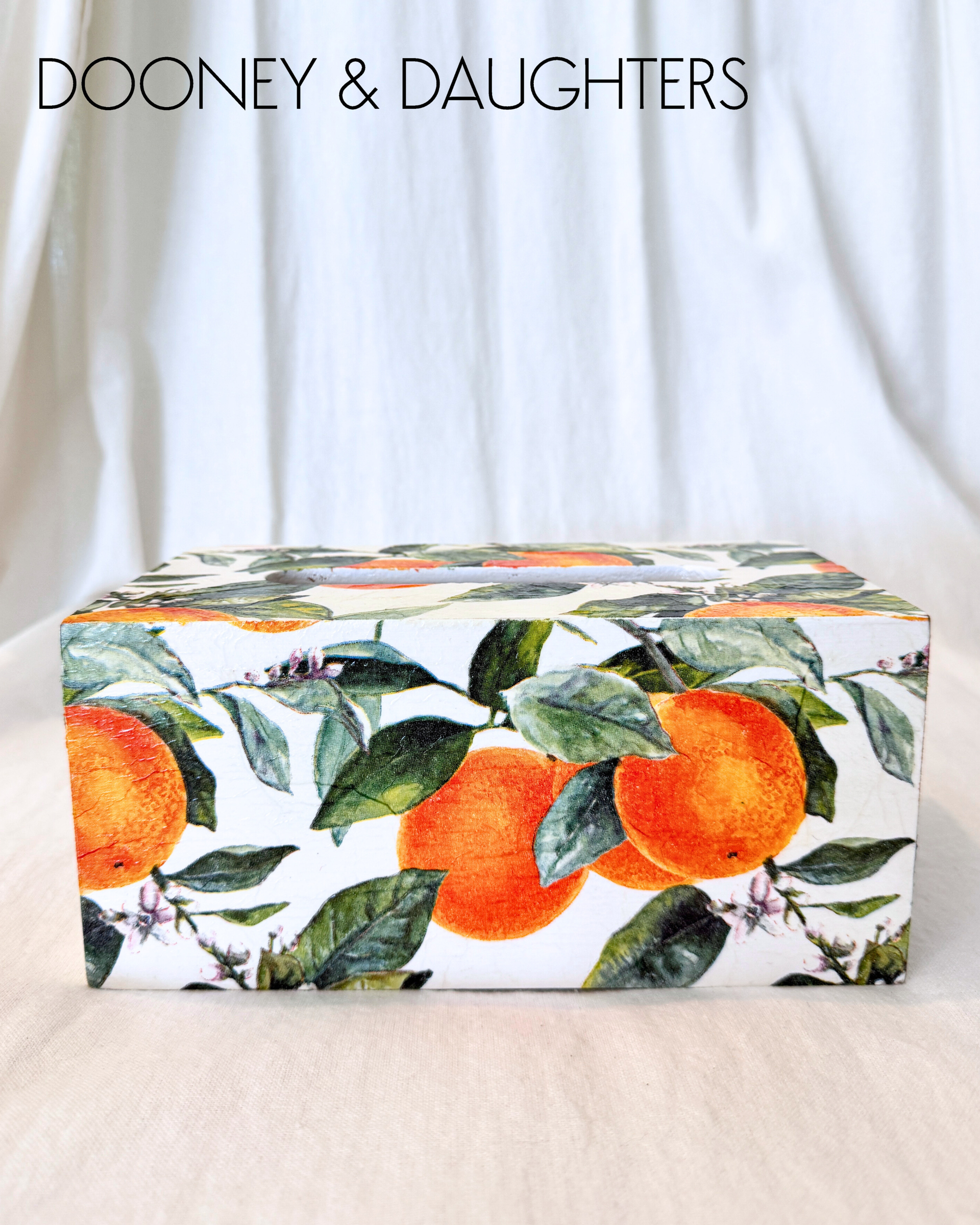 Oranges Rectangle Tissue Box