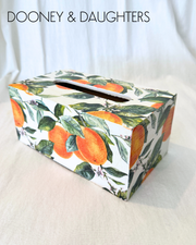 Oranges Rectangle Tissue Box