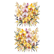 Orchid Glow White Cloud Decor Transfer