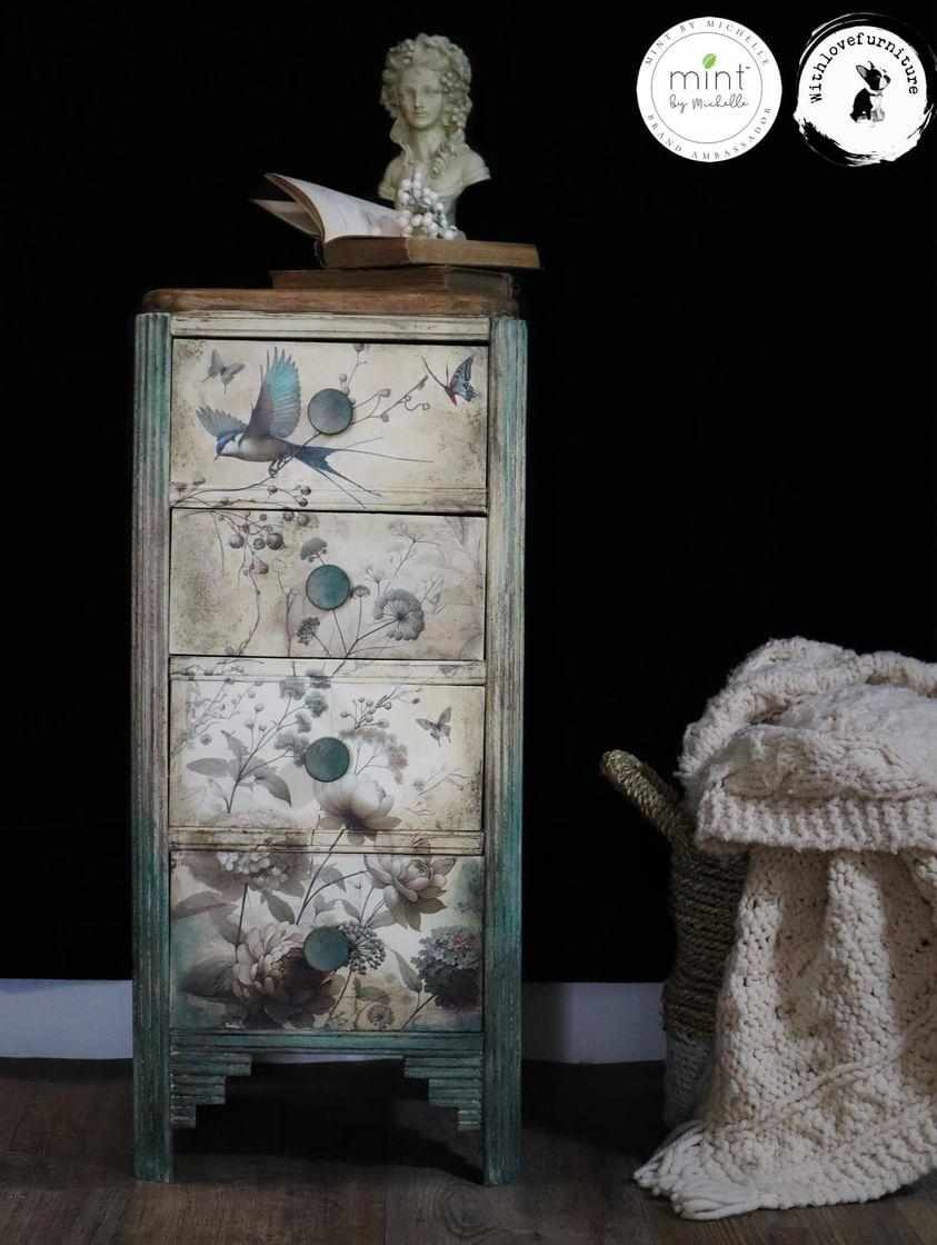 Pale Blossom Decoupage Paper