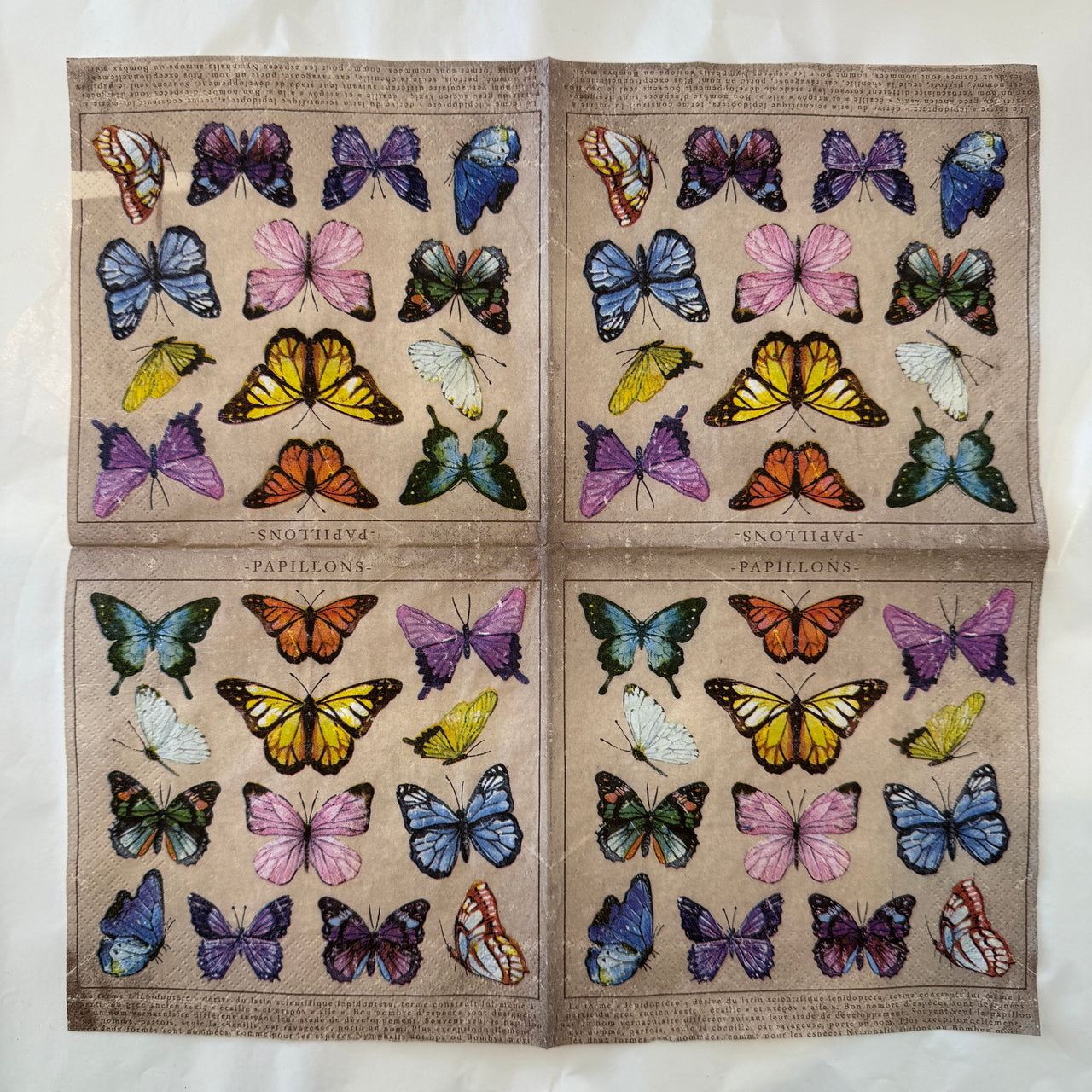Napkin - Papillons