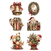 Christmas Transfer - Peeking Santa 1