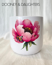 Peony & Bee Pot