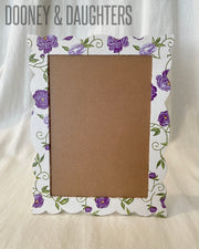 Peony Lilac Scallop Photo Frame