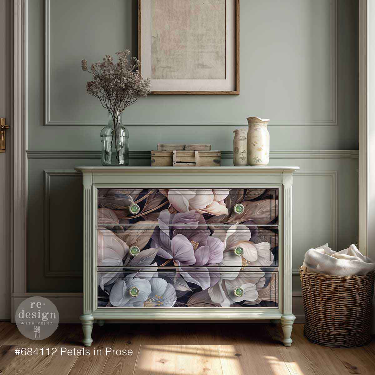 Decoupage Fiber - Petals In Prose