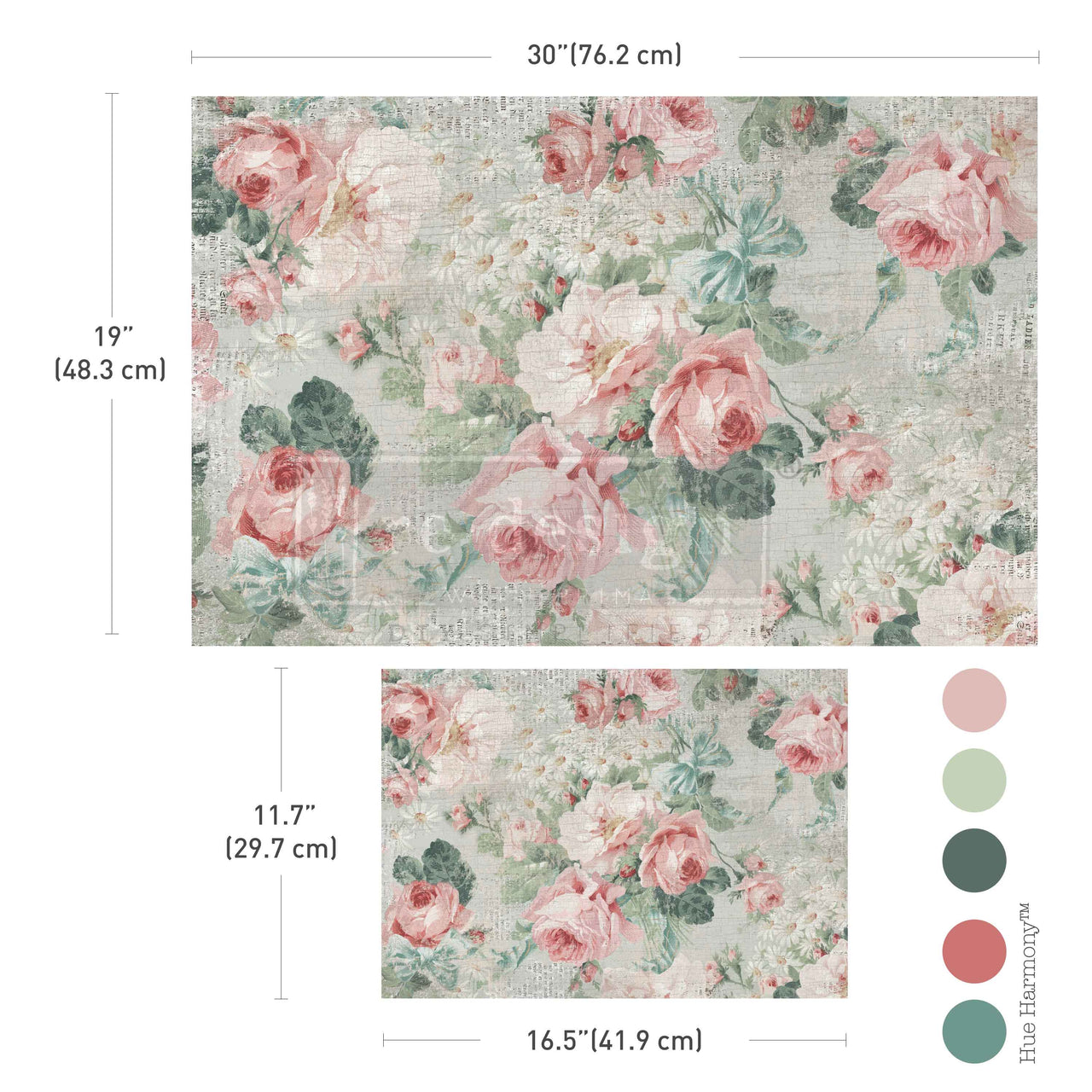 Decoupage Fiber - Pink Blossom Bliss