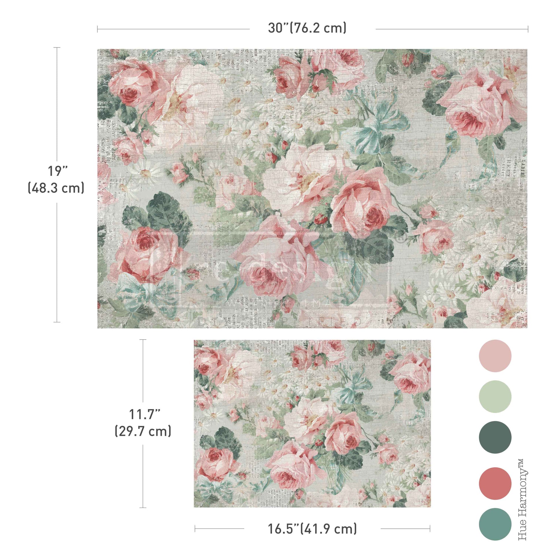 Decoupage Fiber - Pink Blossom Bliss