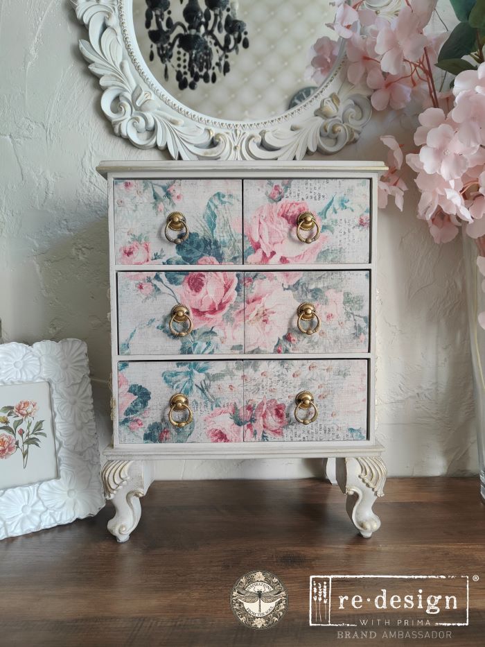Decoupage Fiber - Pink Blossom Bliss