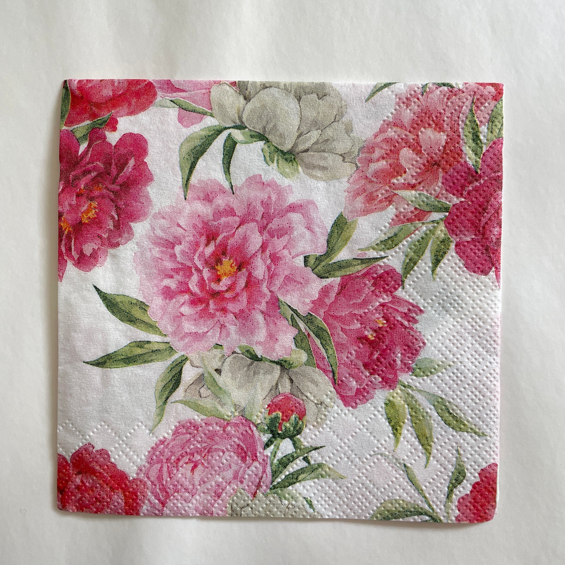 Napkin - Pink Flowers