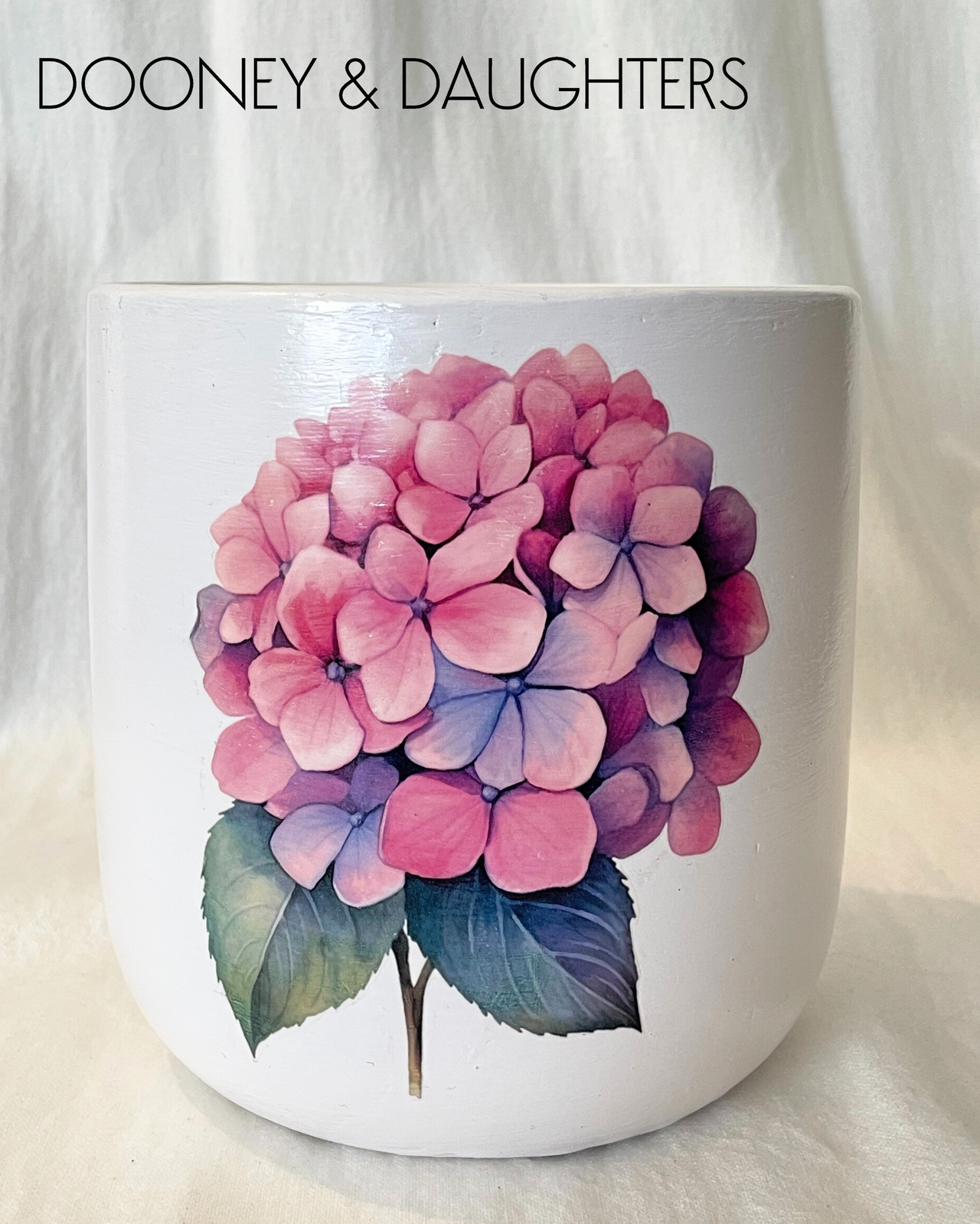 Large Pot - Pink Hydrangea