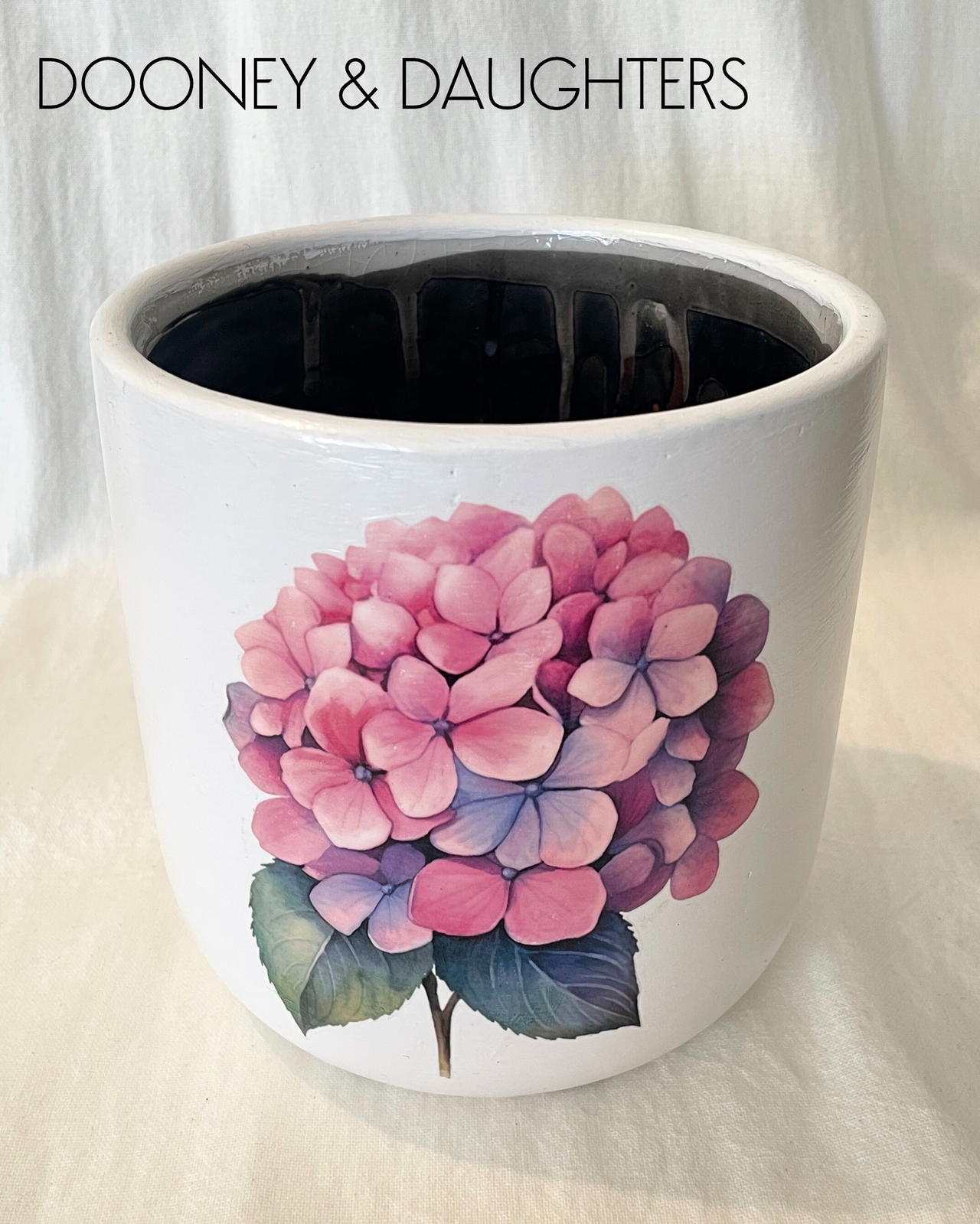 Large Pot - Pink Hydrangea