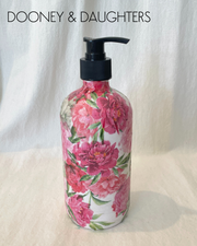 Pink Peony Soap Dispenser